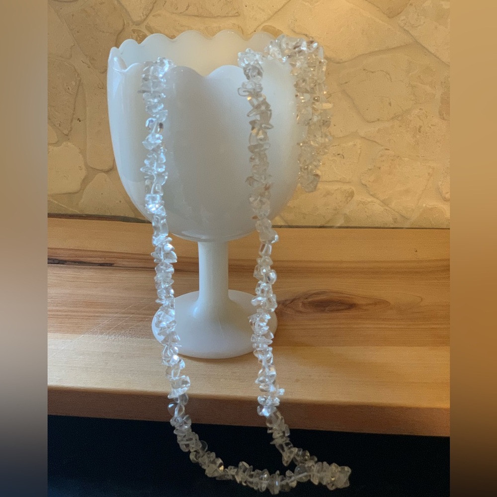 QUARTZ CRYSTAL | Long Single Strand Necklace